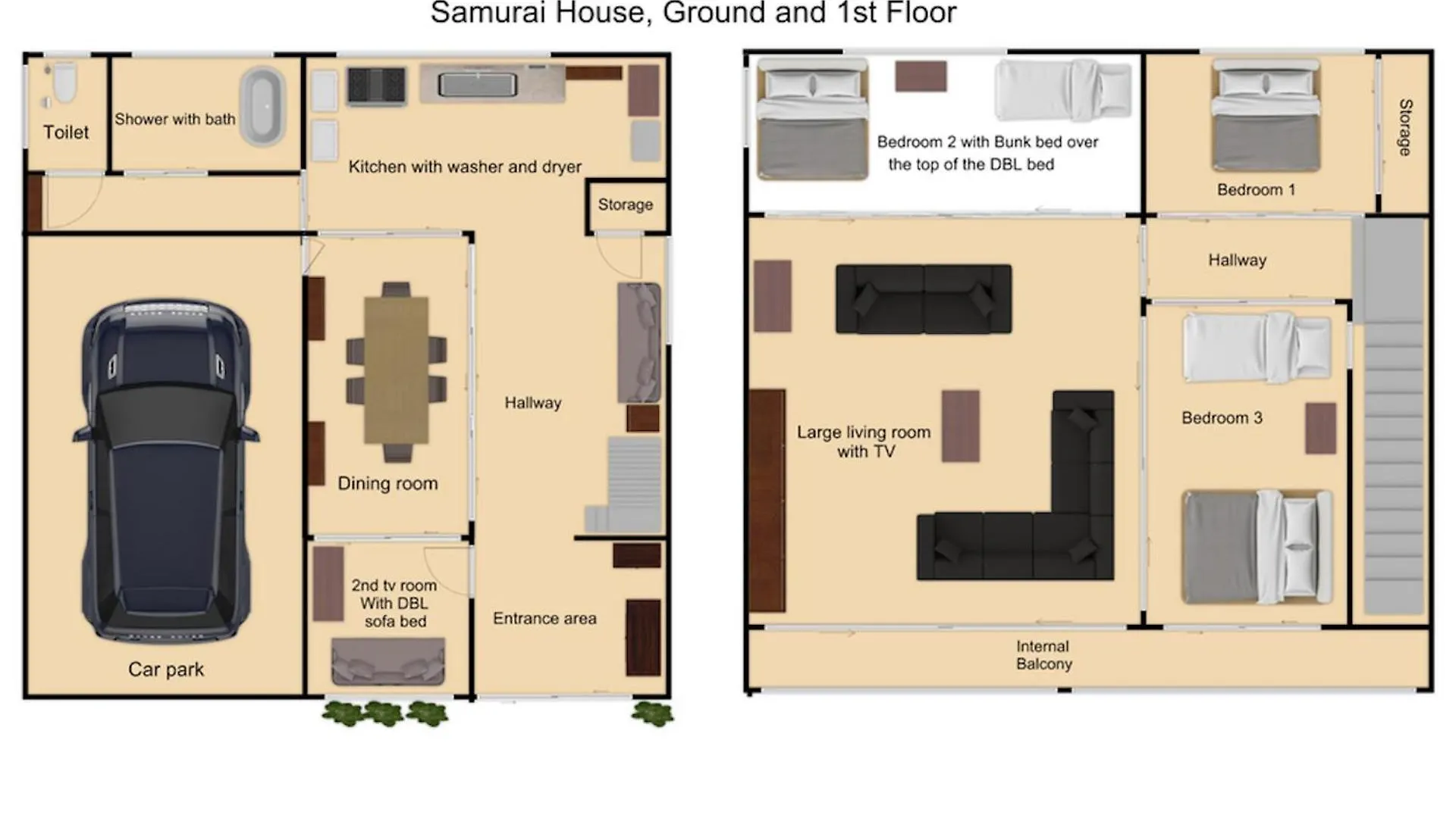 טוקיו Samurai House - Large Family House, West Shinjuku יפן