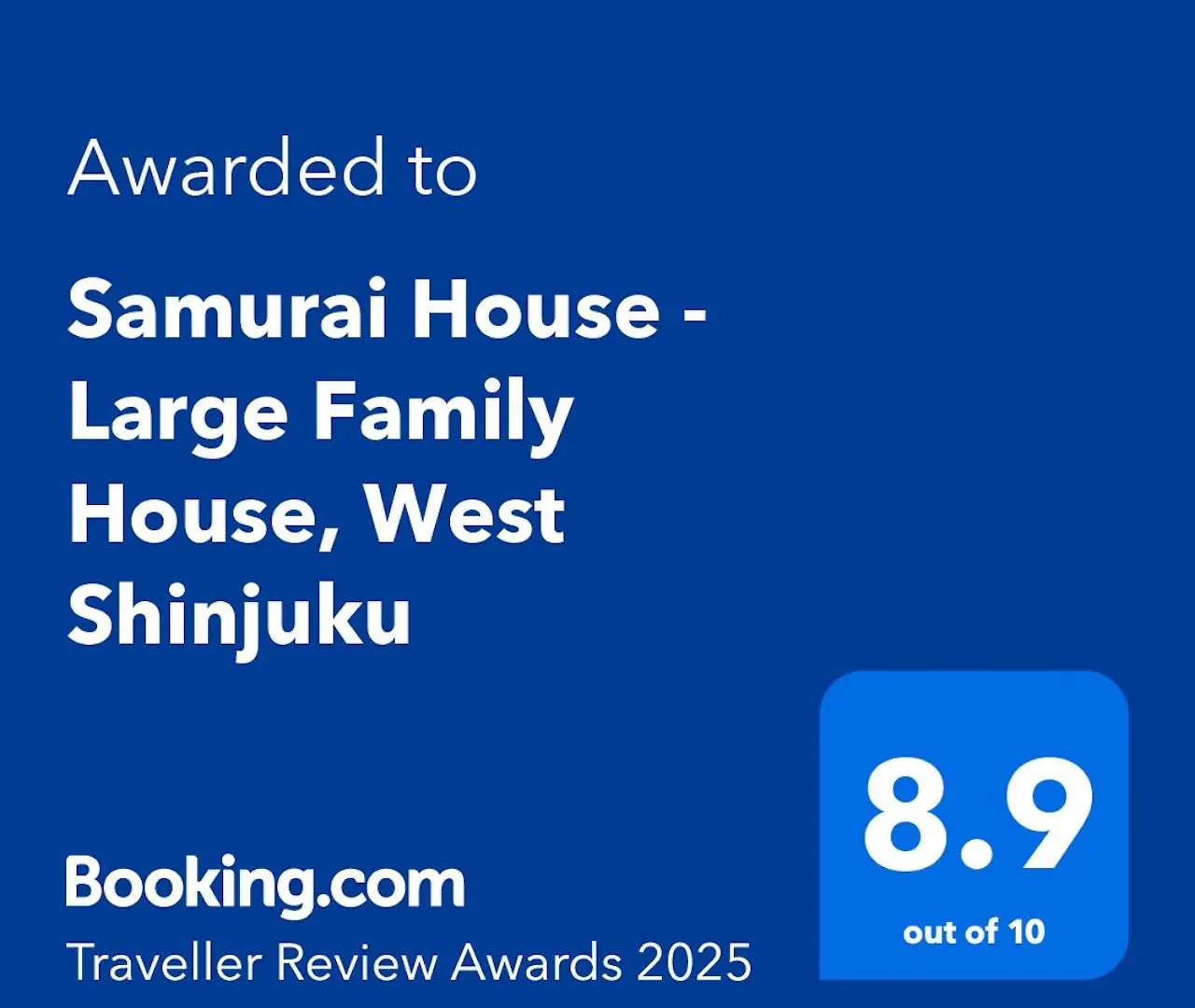 טוקיו Samurai House - Large Family House, West Shinjuku 0*,  יפן